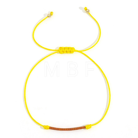 Handmade Glass Seed Beads Braided Bead Bracelets LE4581-14-1