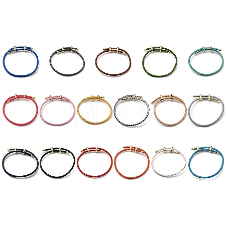 Leather Braided Cord Bracelets BJEW-G675-06G-1