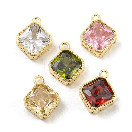 Glass Pendants KK-P258-01G-1
