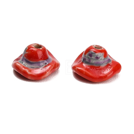 Handmade Porcelain Beads PORC-L084-06D-1
