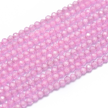 Cubic Zirconia Beads Strands G-G792-47-05A-1