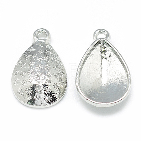 Alloy Pendant Rhinestone Settings PALLOY-T023-15P-1
