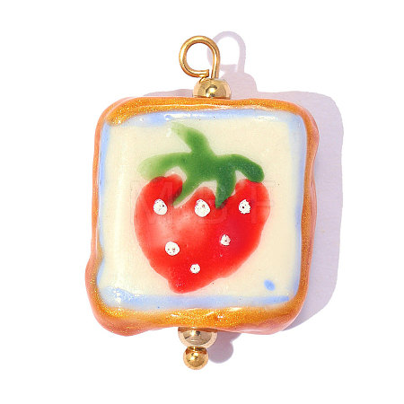 Handmade Porcelain Pendants PR-OY001-11G-1