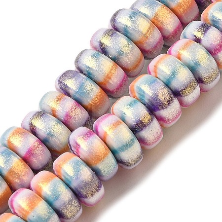 Handmade Polymer Clay Beads Strands CLAY-H006-03T-1