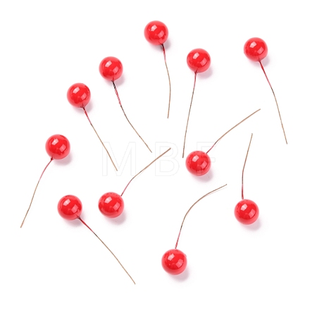 Foam Artificial Christmas Berries with Branch DIY-B019-01B-1