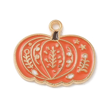 Thanksgiving Day Alloy Pendants LS-ENAM-R007-01G-09-1