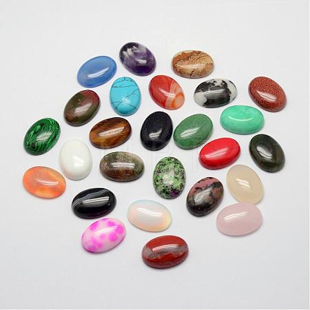 Natural & Synthetic Mixed Stone Cabochons G-D860-A-1