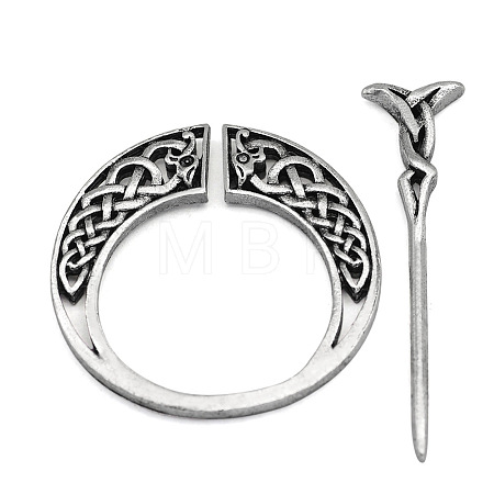 Knot Alloy Hair Sticks PW-WG10668-02-1