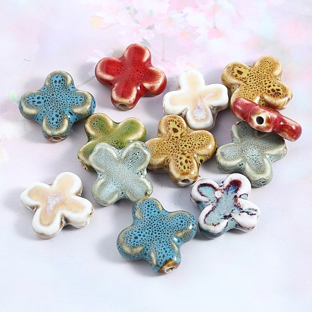 Colorful Porcelain Beads PW-WGA6120-01-1