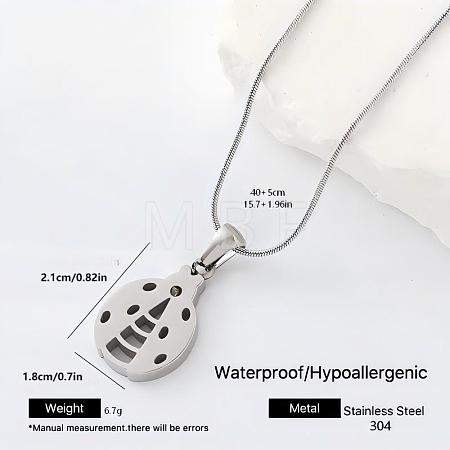 304 Stainless Steel Pendant Necklaces JR7716-4-1