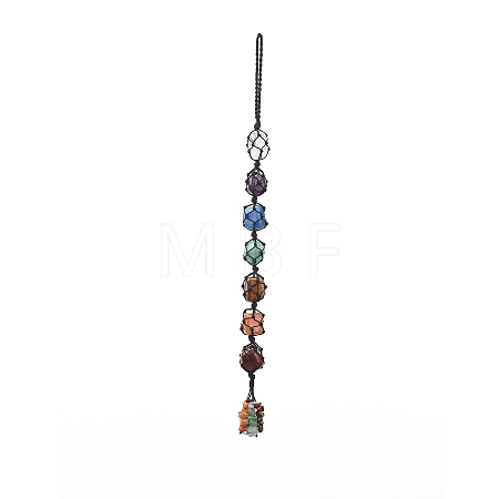 7 Chakra Gemstone Hanging Decorations HJEW-JM00805-01-1