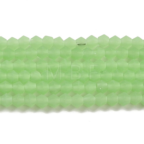 Imitation Jade Frosted Glass Bead Strands X1-GLAA-F029-JM4mm-B01-1