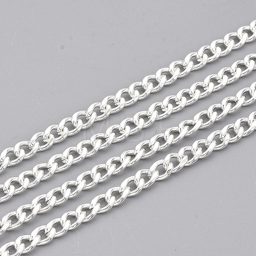 304 Stainless Steel Curb Chains CHS-T002-03A-1
