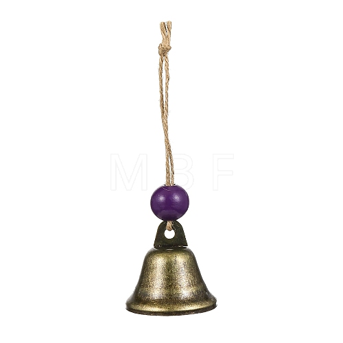 Iron Bell Hanging Ornaments HJEW-JM02445-1