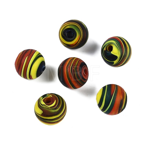 Opaque Handmade Lampwork Beads BLOW-D006-03D-1