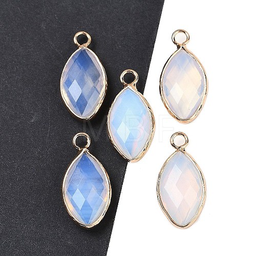 Opalite Faceted Pendants G-G193-01G-04-1