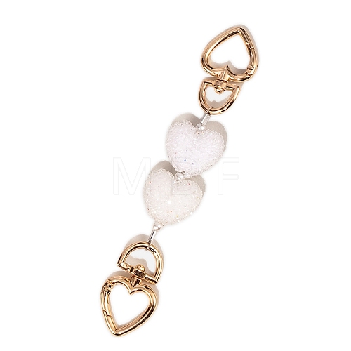 Heart Alloy Bag Extender Chains PW-WG08B98-07-1