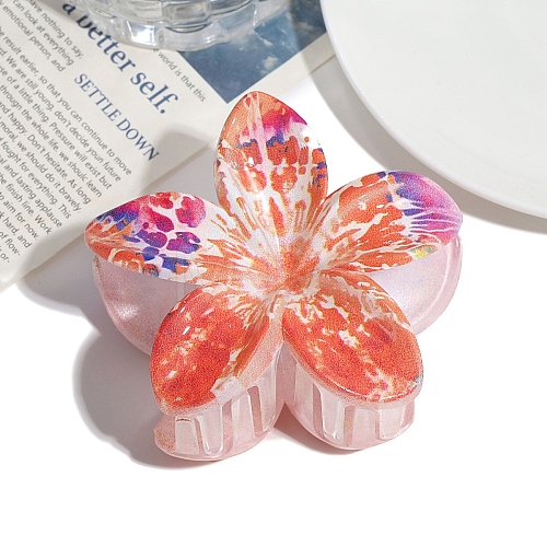 Resin Claw Hair Clips PW-WG7528A-03-1