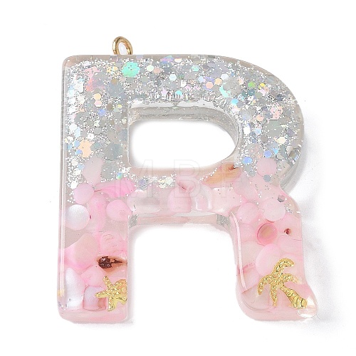 Resin Pendants RESI-B029-01P-R-1