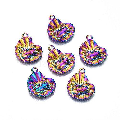 Rainbow Color Alloy Pendants PALLOY-N156-211-1