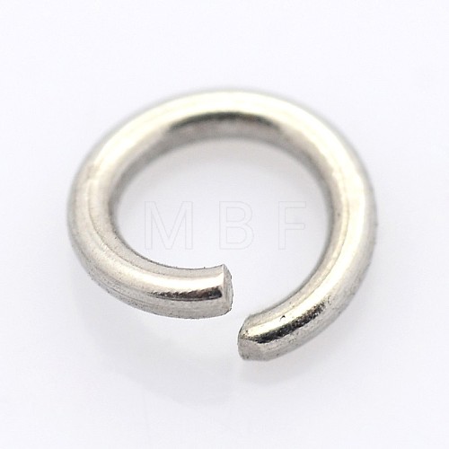 Tarnish Resistant 304 Stainless Steel Open Jump Rings A-STAS-E066-08-9mm-1