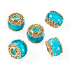 5Pcs Alloy European Beads MPDL-TADJ0001-02E-1