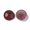 Natural Strawberry Quartz Gemstone Cabochons G-T020-18mm-16-2