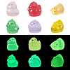12Pcs 6 Styles Luminous Resin Chick Diaplay Decoration RESI-TAD0001-04-1