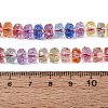 Crackle Transparent Glass Beads Strands GLAA-N068-03A-M-4