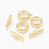 Alloy Ring Toggle Clasps PALLOY-J577-19G-2