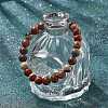 Natural Red Jasper Bead Stretch Bracelets BJEW-K212-B-012-5