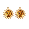 304 Stainless Steel Enamel Pendants STAS-Z187-05G-1