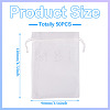 50Pcs Organza Bags Jewellery Storage Pouches Wedding Favour Party Mesh Drawstring Gift OP-TA0001-16E-4