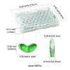 200Pcs Spray Painted Transparent Glass Beads GLAA-FS0002-54B-4