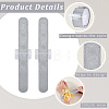 6Pcs Plastic Slap Bracelets BJEW-CN0001-18A-6
