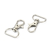 20Pcs Iron Swivel D Rings Lobster Claw Clasps IFIN-FS0001-22-4