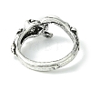 Snake Alloy Finger Rings RJEW-K275-89AS-3