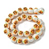 Handmade Porcelain Beads Strands PORC-A025-01E-2