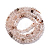 Natural Rutilated Quartz Beads Strands G-G188-B07-01-3