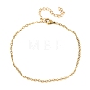 304 Stainless Steel Cable Chain Bracelets BJEW-C134-01D-G-4