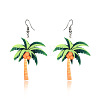 Acrylic & Alloy Dangle Earrings WGEBD91-02-1