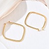 Brass Hoop Earrings for Women KK-CBA4112-04G-3
