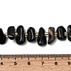 Natural Black Tourmaline Beads Strands G-L649-A03-01-5