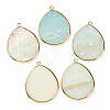 Natural Amazonite Pendants G-E526-01B-1