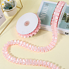 Pleated Solid Color Double-Sided Polyester Lace Trim DIY-WH20002-138E-4