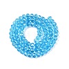 Electroplate Glass Beads Strands EGLA-A044-T6mm-A08-3