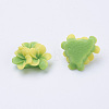 Mixed Flatback Resin Flower Cabochons X-CRES-S240-M-2