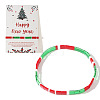 Christmas Acrylic Beads Stretch Bracelets for Women GG0604-6-1