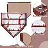 Wall-mounted Pine Wood Organizer Display Stands for Championship Rings RDIS-WH0016-25A-3