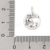 Luminous 925 Sterling Silver Rhinestone Constellation Charms STER-H114-01AS-011-3